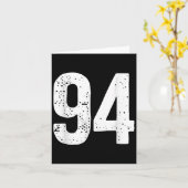Große Zahlen Großspenden Nummer 94 Karte (Gelbe Blume)