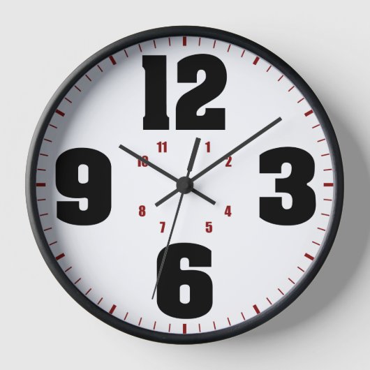 Große Zahlen Uhr 2 (Vorderseite)