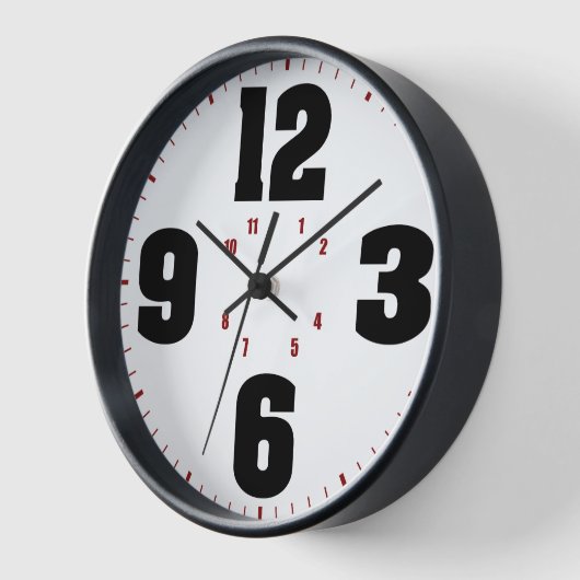 Große Zahlen Uhr 2 (Winkel)