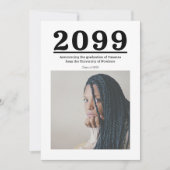 Große Zahlen Zwei-Foto-Abschluss (Vorderseite)