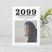 Große Zahlen Zwei-Foto-Abschluss (Stehend Vorderseite)