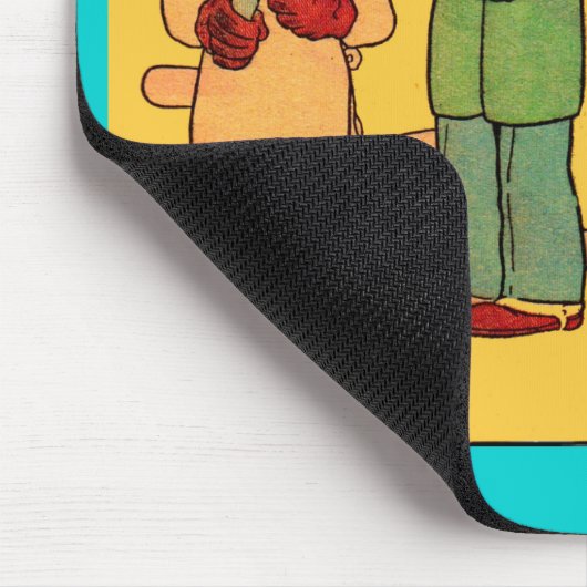 Große Zauberer aus den 1930er-Comicen Mousepad (Ecke)