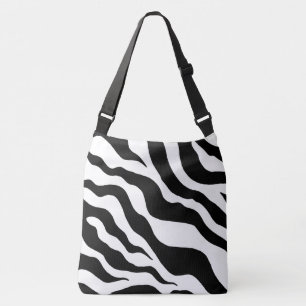 Große Zebradruck-Tasche Tragetaschen Mit Langen Trägern