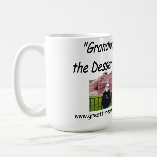 Große Zeiten mit der Grandkids-Tasse Kaffeetasse (Links)