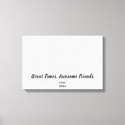 Große Zeiten, Phantastische Freunde Leinwanddruck (Vorderseite)