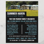 Große Zelte, Ferienparkwerbung Flyer (Vorne)