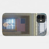 Große Zentralflagge Case-Mate iPhone Hülle (Rückseite (Horizontal))