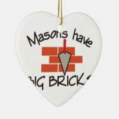 Große Ziegelsteine Keramikornament (Rechts)