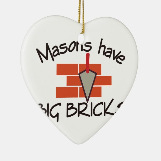 Große Ziegelsteine Keramikornament (Rechts)