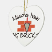 Große Ziegelsteine Keramikornament (Links)