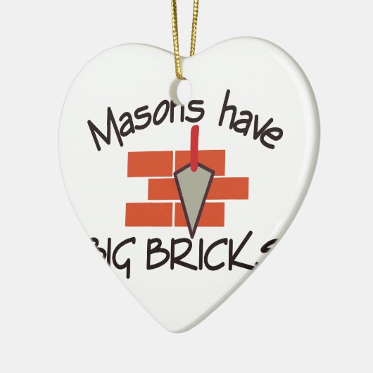 Große Ziegelsteine Keramikornament (Links)