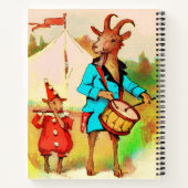 große Ziegenmusiker Notizblock (Rückseite)