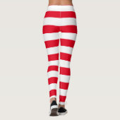 Große Zuckerstange Stripes Muster Leggings (Rückseite)