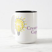 Große Zweifarb Tasse Creative Cup (Vorderseite Links)