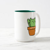 Große zweifarbige Cactus Tasse - Pumpkin (VorderseiteRechts)