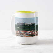 Große Zweifarbige Tasse gelb Würzburg Marienberg (Vorderseite Links)