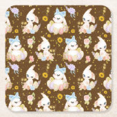 Großeier Rechteckiger Pappuntersetzer (Vorderseite)