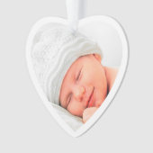 Großeltern 1. Weihnachtsfest Foto Ornament (Vorderseite)