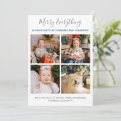 Großeltern 4 FotoCollage Weihnachten (Stehend Vorderseite)