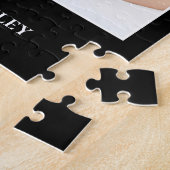 Großeltern 6 Foto Schwarz Puzzle (Seite)