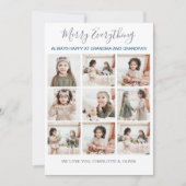 Großeltern 9 FotoCollage Weihnachten (Vorderseite)