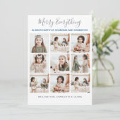 Großeltern 9 FotoCollage Weihnachten (Stehend Vorderseite)