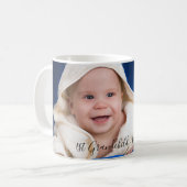 Großeltern Baby Custom Foto 1 Enkel Kaffeetasse (Vorderseite Links)