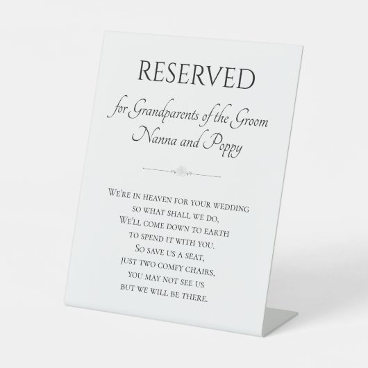 Großeltern der Pariser Gedenkstätte in der Himmels Sockelschild (Vorderseite)