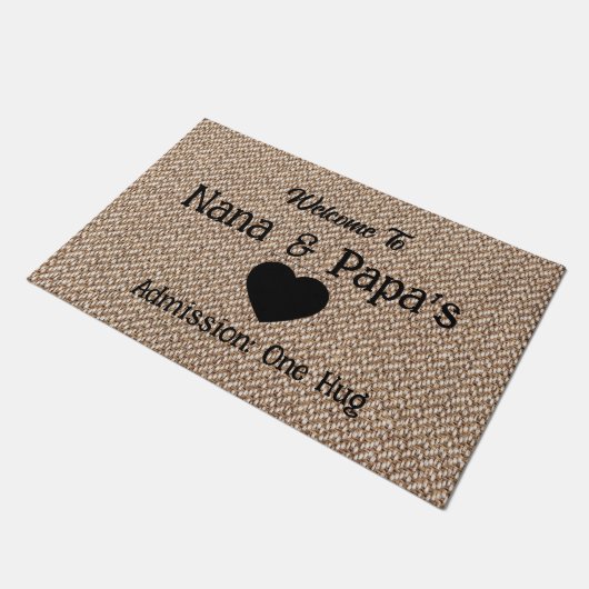 Großeltern Doormat Fußmatte (Schrägansicht)