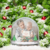 Großeltern Erste Weihnachten - 2 Foto Personalisie Schneekugeln (Weihnachten)