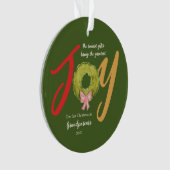 Großeltern Erste Weihnachten Keepake Memento Joy Ornament (Vorderseite)
