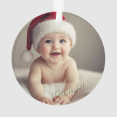 Großeltern Erste Weihnachten Keepake Memento Joy Ornament (Rückseite)