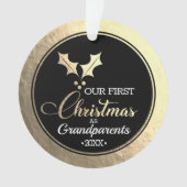 Großeltern - Erste Weihnachten Ornament (Vorderseite)