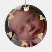 Großeltern erstes Weihnachten 2022 Foto Keramik Ornament (Hinten)