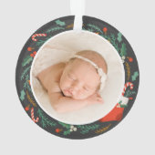 Großeltern Festliches Foto Ornament (Rückseite)