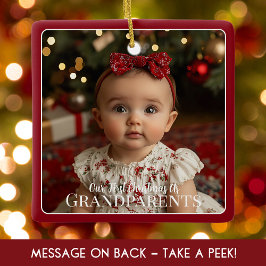 Großeltern First Christmas Grandchild Keramikornament