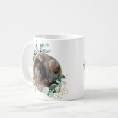 Großeltern Foto eucalyptus Wreath Kaffeemaschine T Kaffeetasse (Vorderseite Links)
