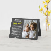 Großeltern Foto Geschenk alle Gründe, die Sie Lieb Karte (Gelbe Blume)