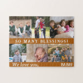 Großeltern-Foto Puzzle (Horizontal)