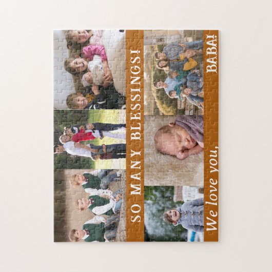 Großeltern-Foto Puzzle (Vertikal)