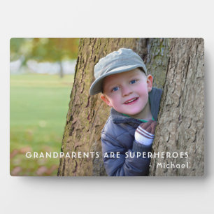 Großeltern Foto Tabletop Plaque mit Easel Fotoplatte