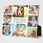 Großeltern FotoCollage Fotoplatte (Seite)