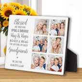 Großeltern FotoCollage Fotoplatte