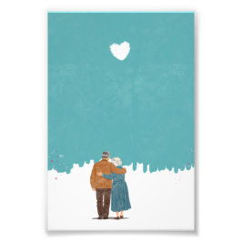 Großeltern Fotodruck