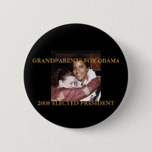 Großeltern für Obama Button