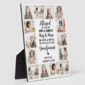 Großeltern Gedicht Personalisiert 14 FotoCollage Fotoplatte (Seite)