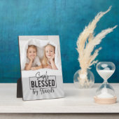 Großeltern-Geschenk! Einfach gesegnet von Grand Fo Fotoplatte (Seite)