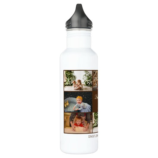 Großeltern-Geschenk für mehrere Fotosammlungen Edelstahlflasche (Links)