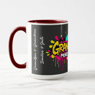 Großeltern Graffiti - personalisierter Großelternt Tasse