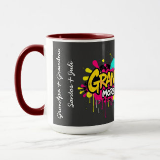 Großeltern Graffiti - personalisierter Großelternt Tasse